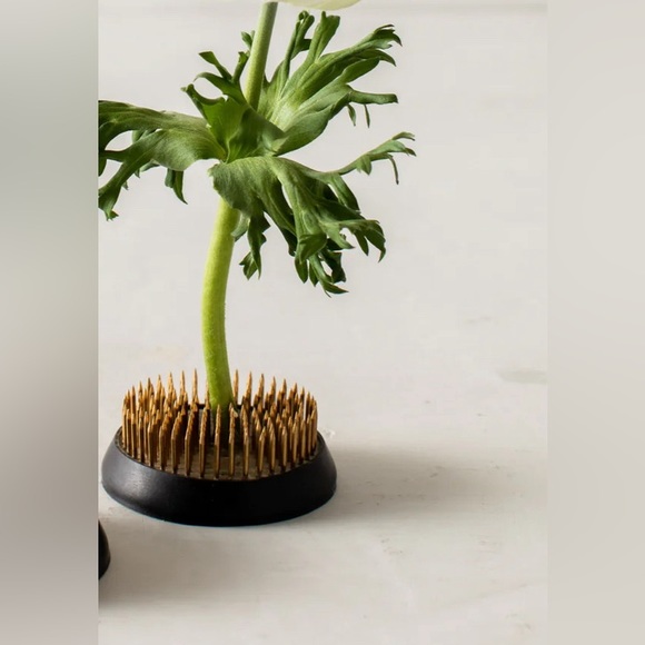 Bundle of 2 Glazed Flower Pots Planters ~ One w/Flower Frog Kenzan/ Ikebana - Picture 6 of 16